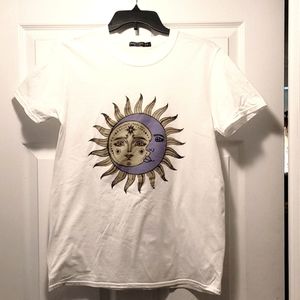 Nasty Gal sun moon t-shirt